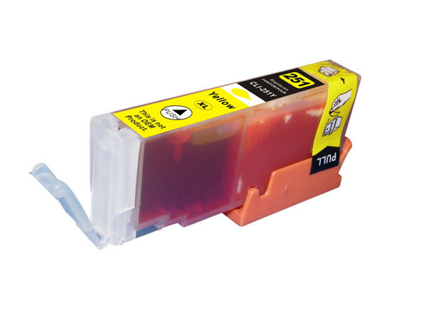 Canon CLI-251XLY High Capacity Yellow New Compatible Color Inkjet Cartridge