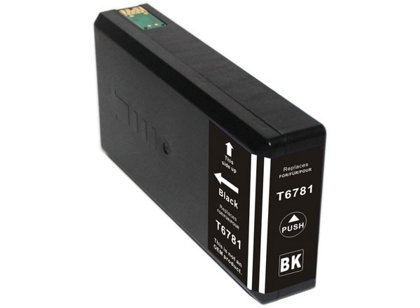 Epson T6781 High Capacity Black New Compatible Color Inkjet Cartridge